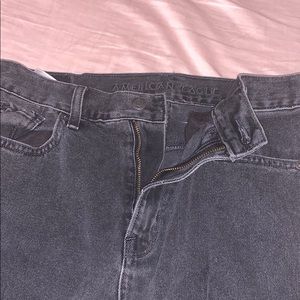 American Eagle Black Mom Jeans